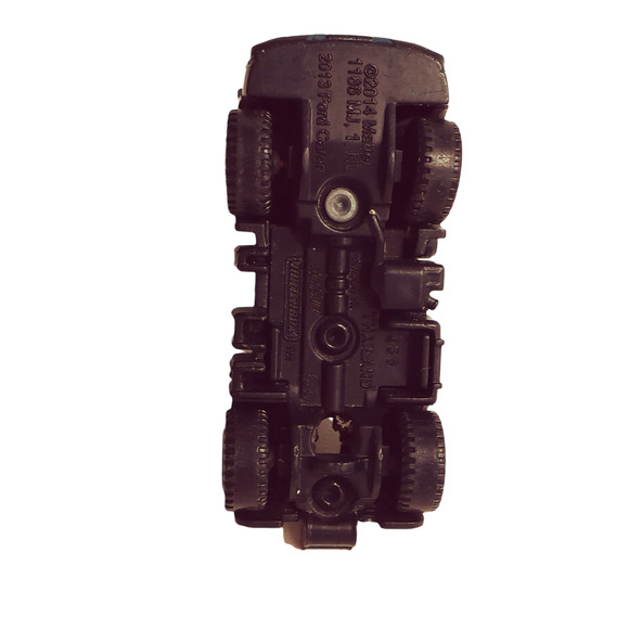 Matchbox 2013 Ford Cargo Truck Cab MBX Service Blue Black 1:64 Diecast Vehicle - Picture 10 of 10